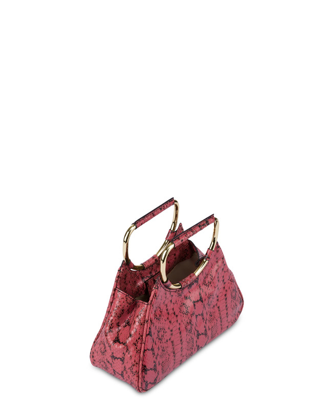 Armour python-print calfskin clutch Photo 4