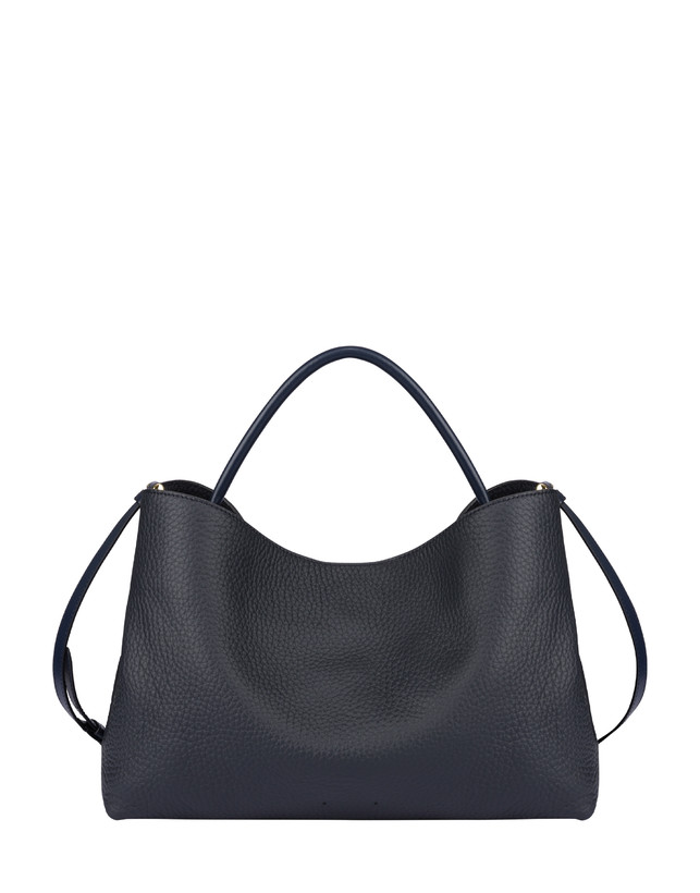 Tasche mit Doppelgriff aus getrommeltem Kalbsleder Marlene Photo 1