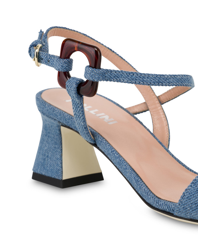Denim-Sandalen Between The Lines Photo 4