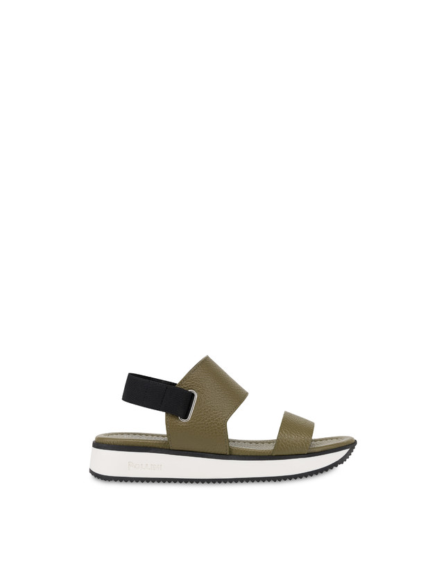 Walking Nature calfskin sandals with elastic Photo 1