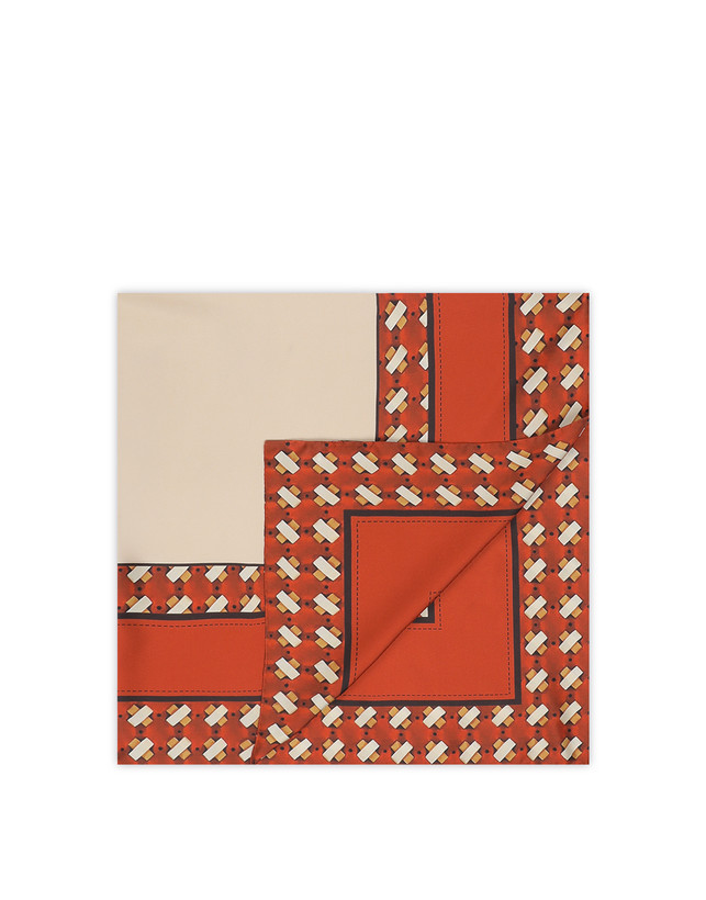 Foulard in seta con stampa a nappine Photo 1