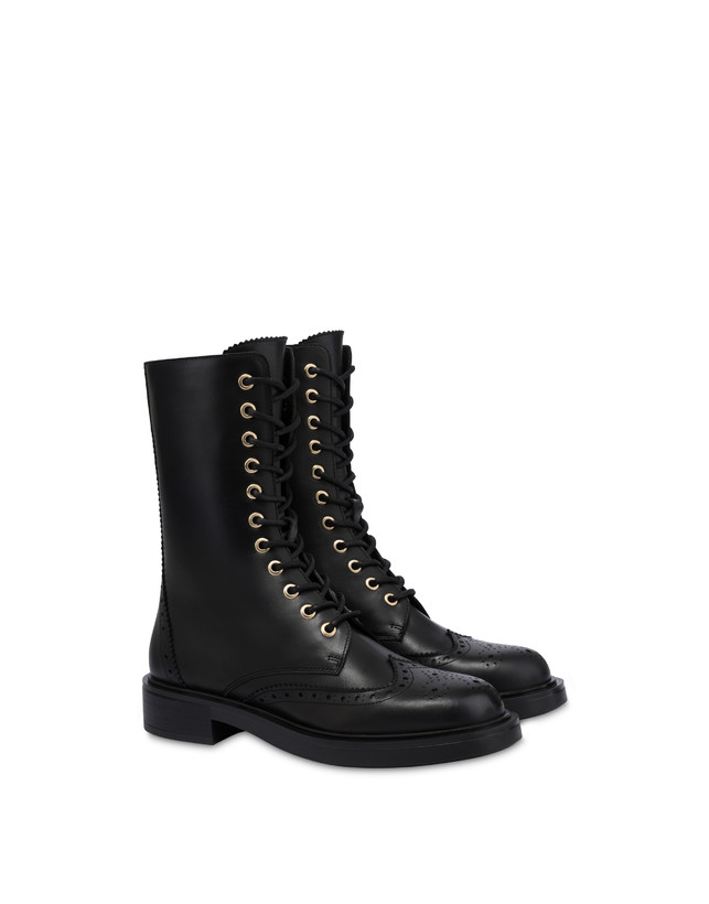 Combat Boot Cambridge aus Kalbsleder Photo 2