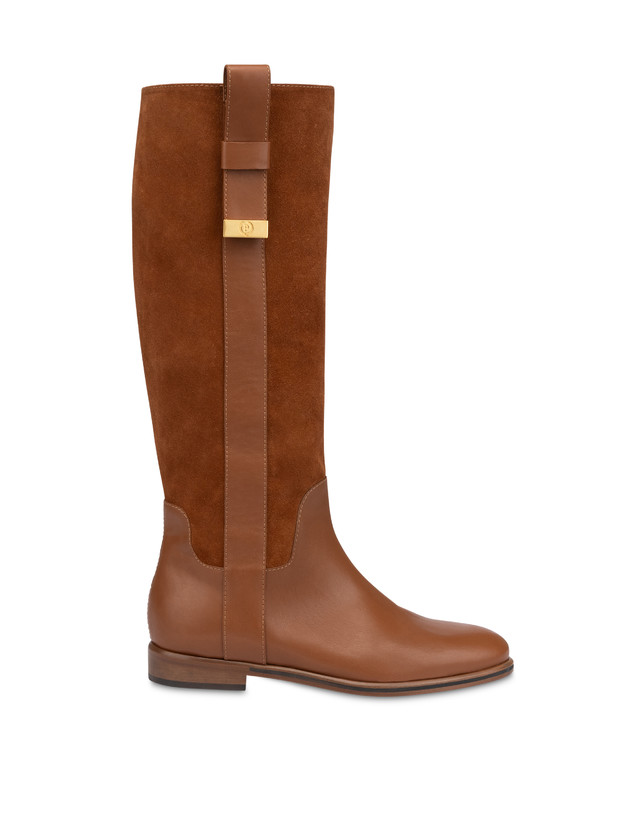 Stiefel Cavaliere Austin aus Spaltleder und Kalbsleder Photo 1