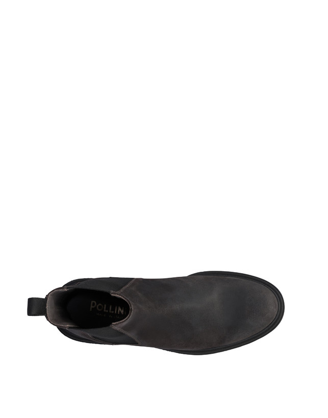 Gentlemen's Club Chelsea Boot in Greased Split Leather Photo 3