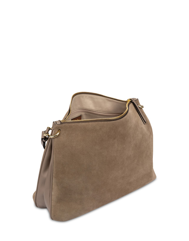 Marlene Big Shoulder Bag in Split Leather Photo 3