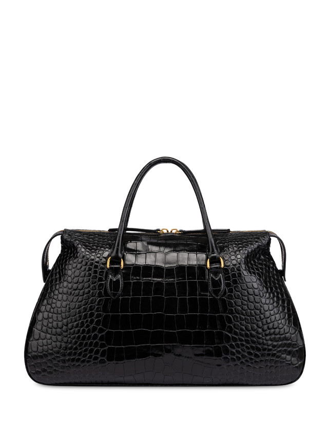 Double Handle Bag Marlene in Vitello Stampa Cocco Photo 1