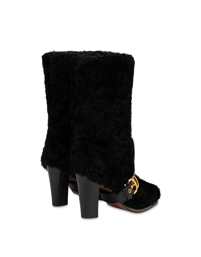 Fence Boot in Shearling Photo 3