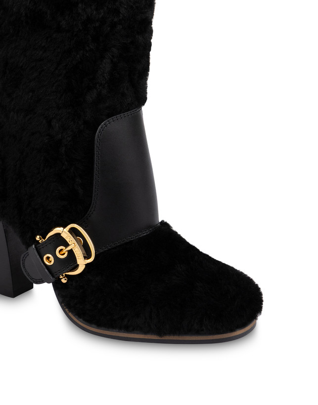 Fence Boot in Shearling Photo 4