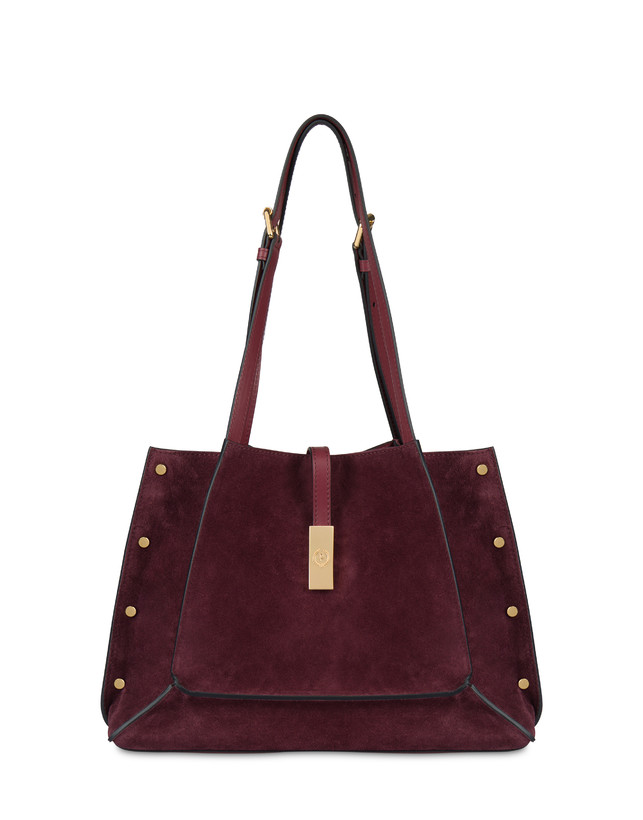 Austin Small Double Handle Bag in Split Leather Photo 1