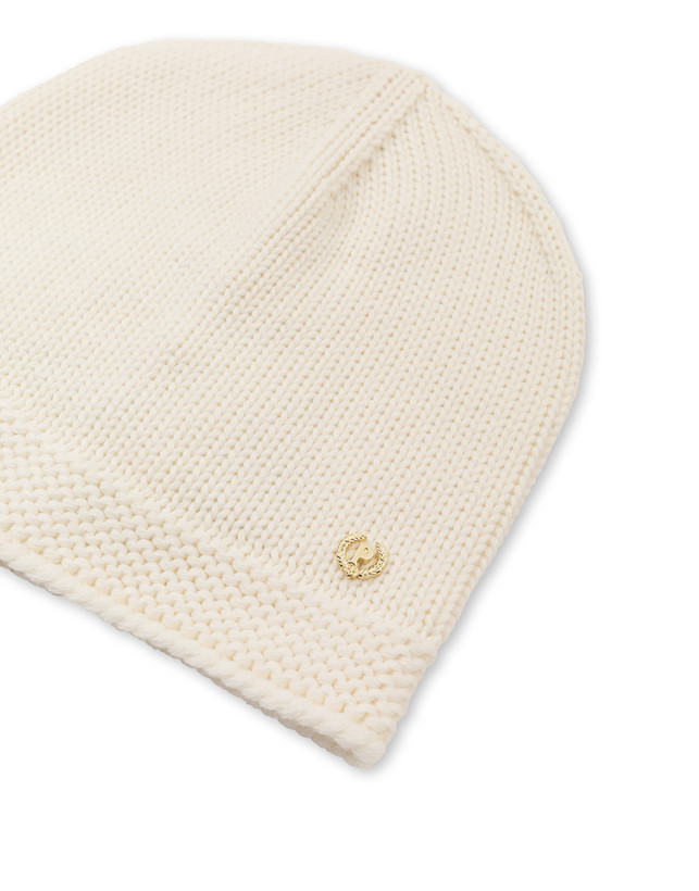 Morbido cappello in maglia rasata misto lana Photo 3