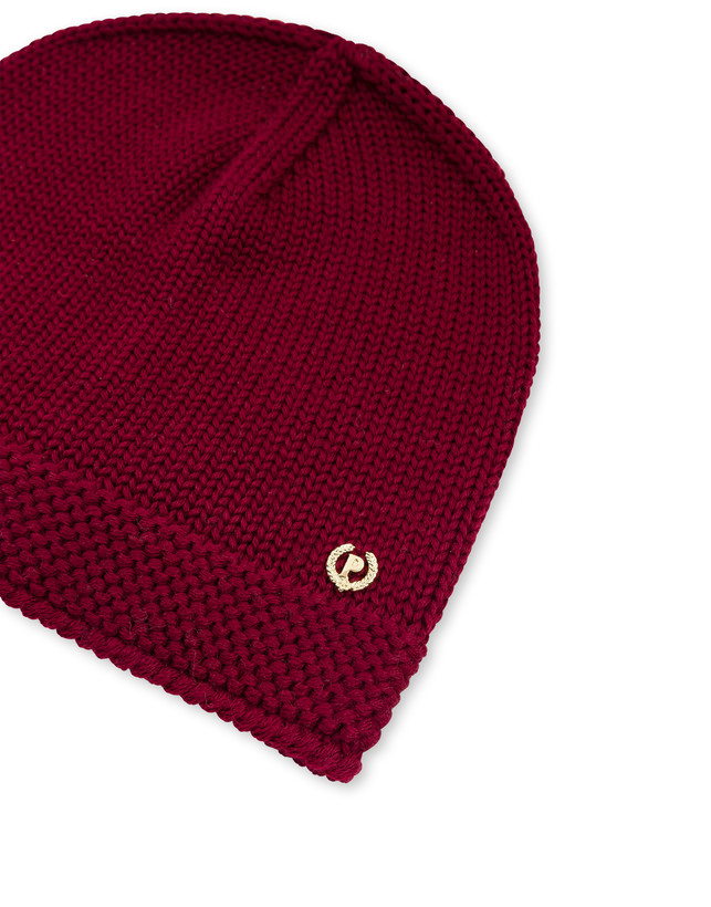 Morbido cappello in maglia rasata misto lana Photo 3