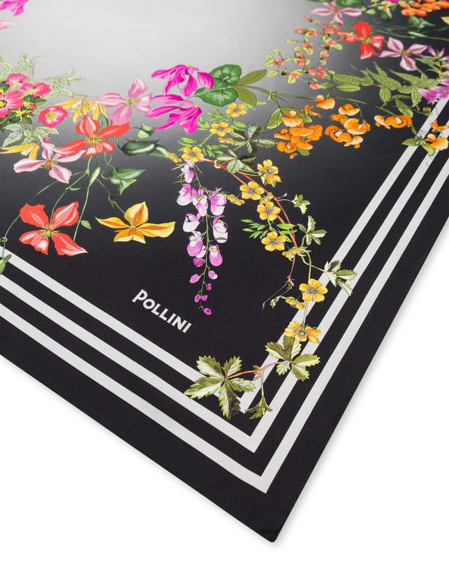 Foulard in seta con stampa floreale Photo 3