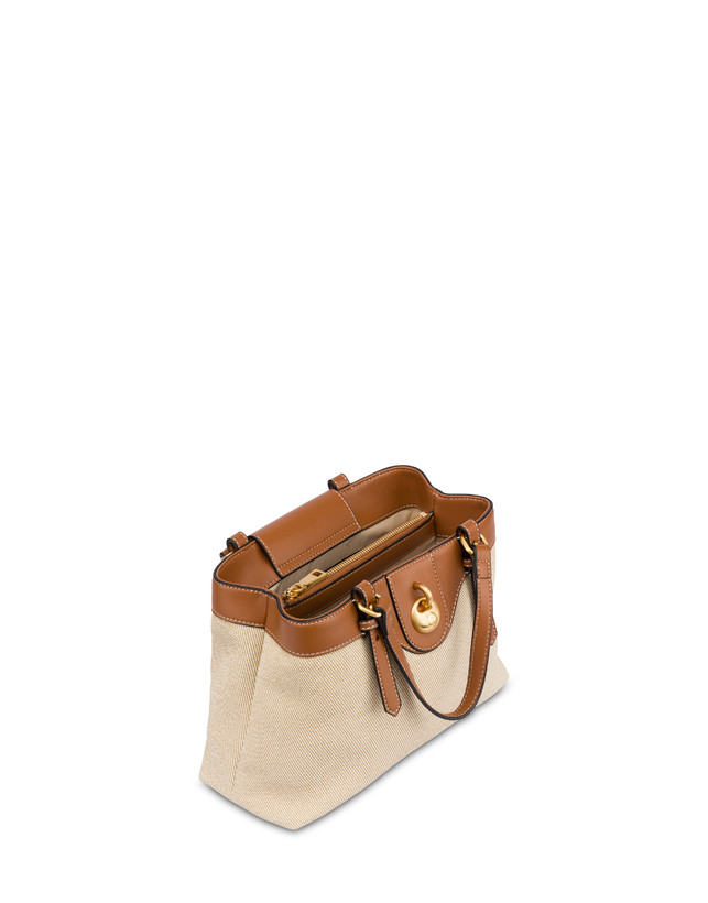 Small Double Handle Bag Drop in Canvas Photo 3