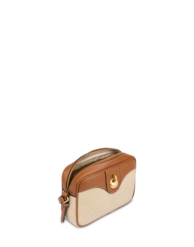 Small Crossbody Drop Bag in canvas Photo 3