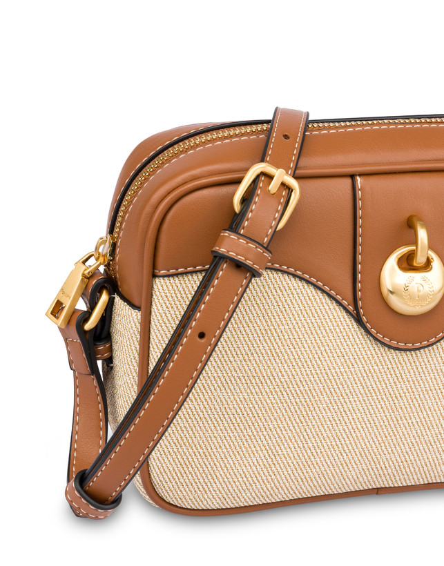 Small Crossbody Drop Bag in canvas Photo 4