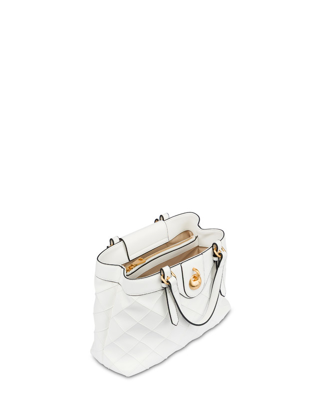 Small Double Handle Bag Drop Matelassè faux leather Photo 3