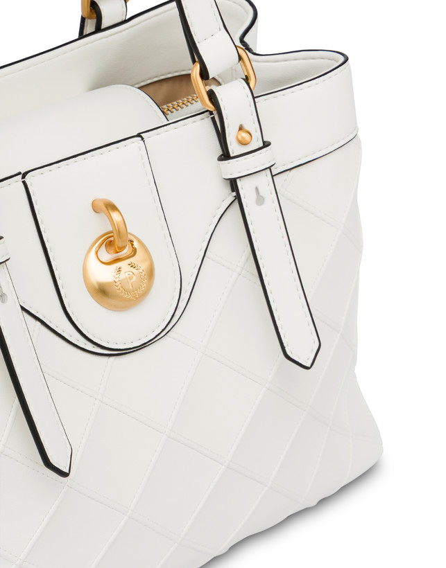 Small Double Handle Bag Drop Matelassè faux leather Photo 4