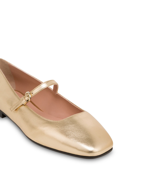 Flat Ballet Pumps in Nappa leather Photo 4