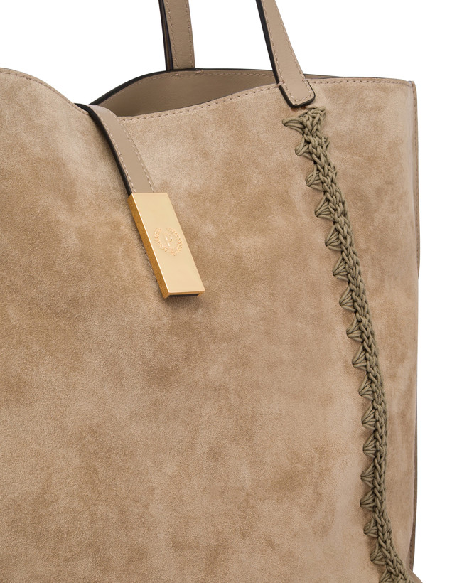 Handtasche Austin aus Spaltleder mit Doppelgriff Photo 4