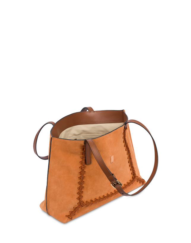 Kleine Handtasche Austin aus Spaltleder mit Doppelgriff Photo 3