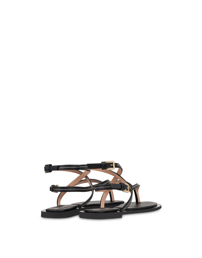 Sandale Flat Capri aus Kalbsleder Photo 3