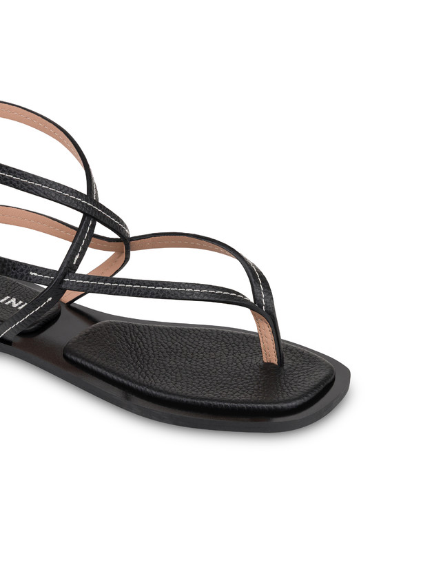 Sandale Flat Capri aus Kalbsleder Photo 4