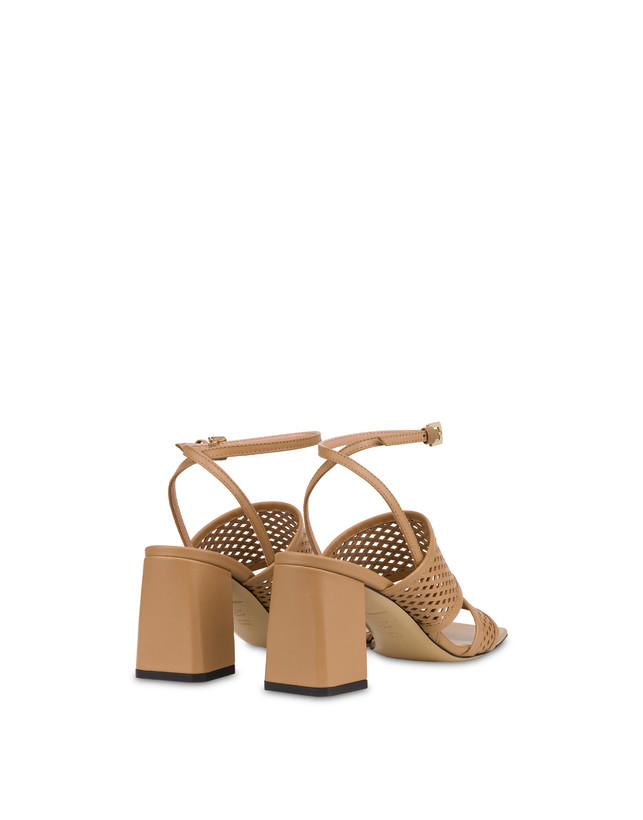 Sandale Glam aus hellem Kalbsleder Photo 3