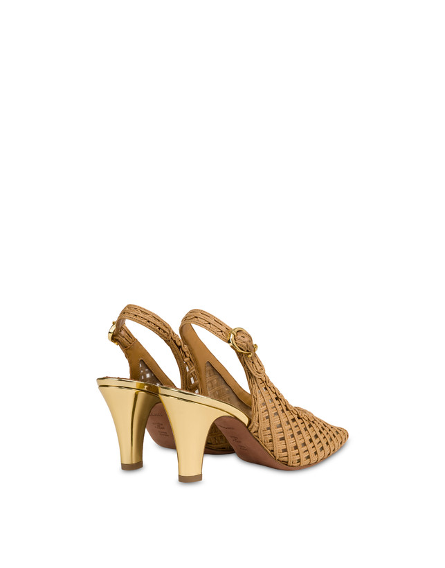 Muse Slingback in Raffia Photo 3