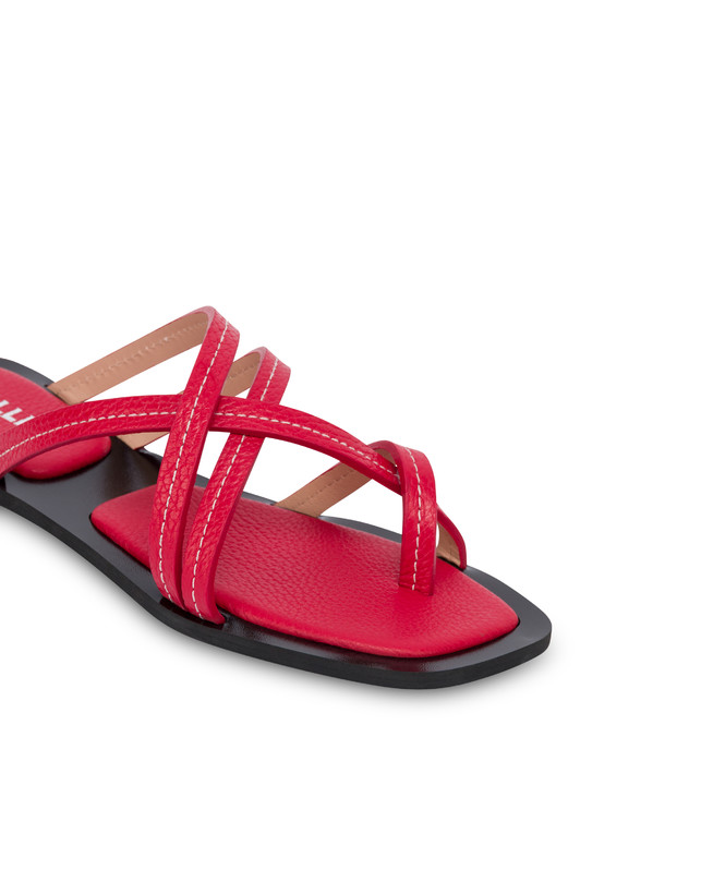 Flat Slide in Bottalato Calfskin Photo 4