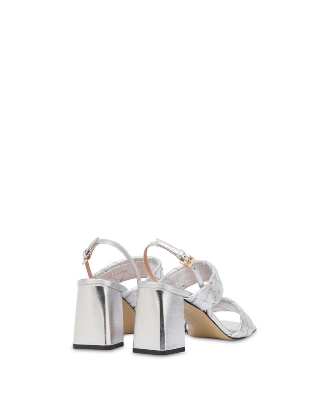 Ladies’ Sandal in Laminated Nappa Photo 3
