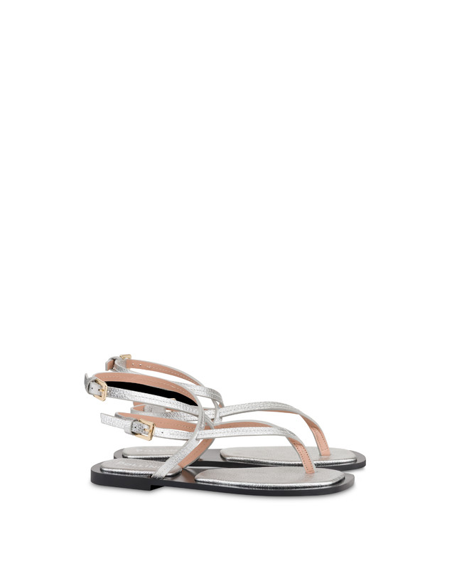Capri Flat Sandal in Calfskin Photo 2
