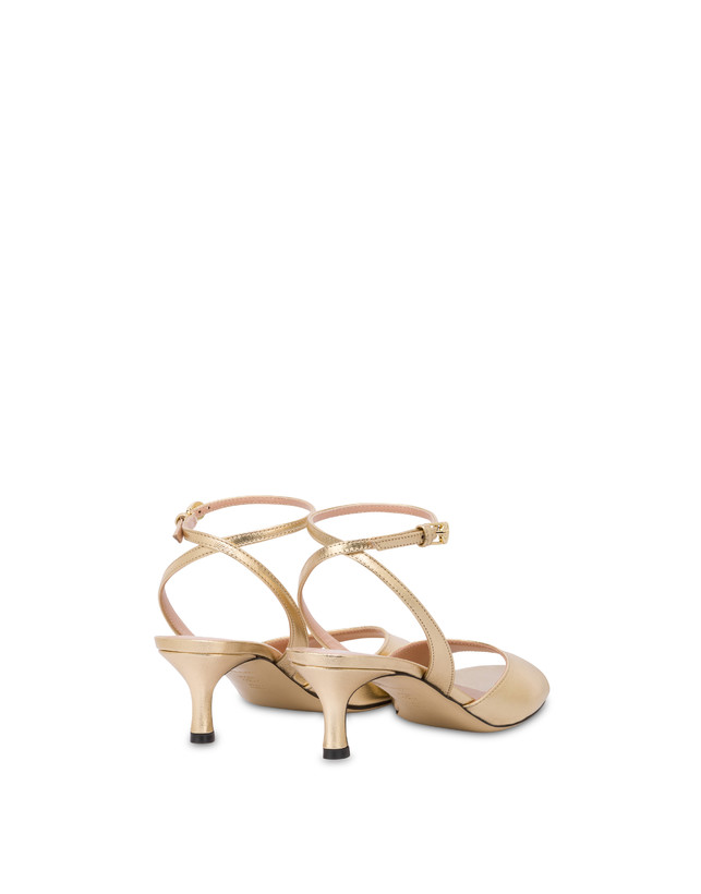 Sandal Aria in laminated nappa leather Photo 3