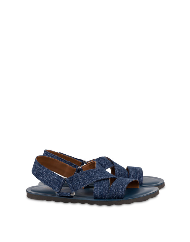 Denim Capri Sandal Photo 2