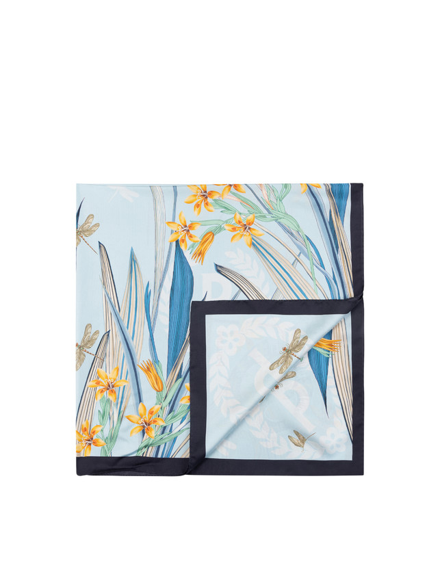 Foulard In Seta Con Stampa floreale Photo 1