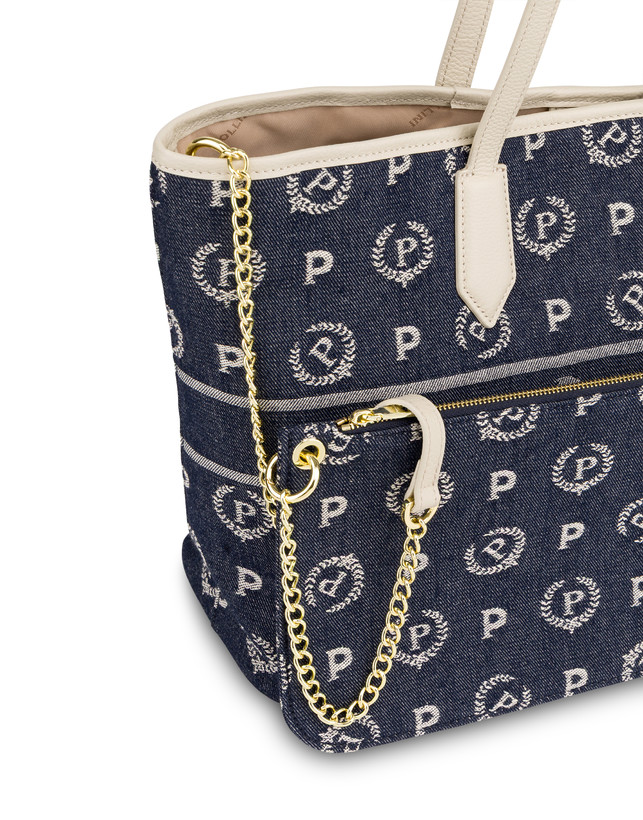 Shopping Bag Heritage Marina in Denim Photo 4