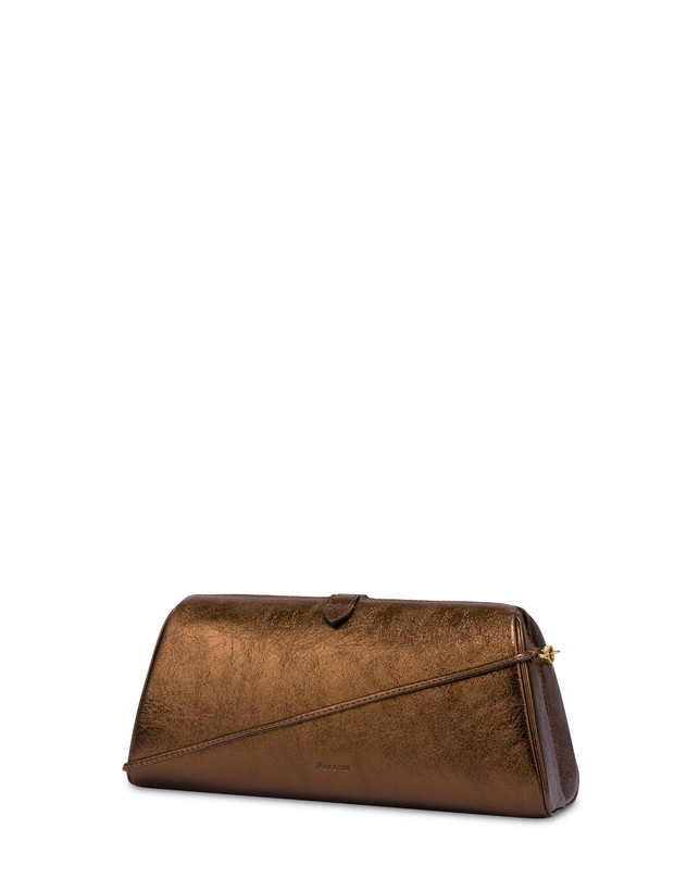 Pochette Shell in vitello laminato Photo 2
