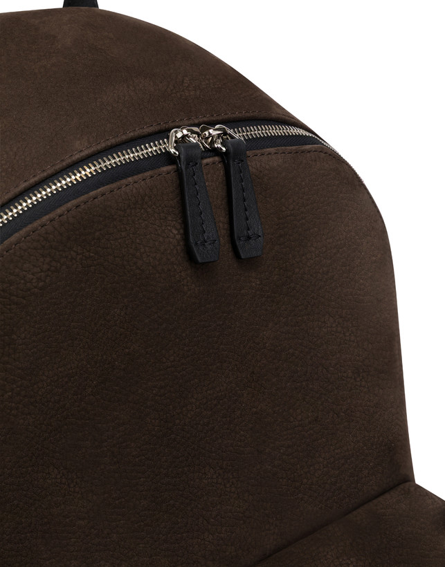 Rucksack aus Nubuk- und Kalbsleder Photo 4