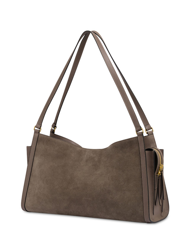 Schultertasche Empire aus Spalt- und Kalbsleder Photo 2