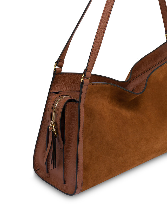 Schultertasche Empire aus Spalt- und Kalbsleder Photo 4
