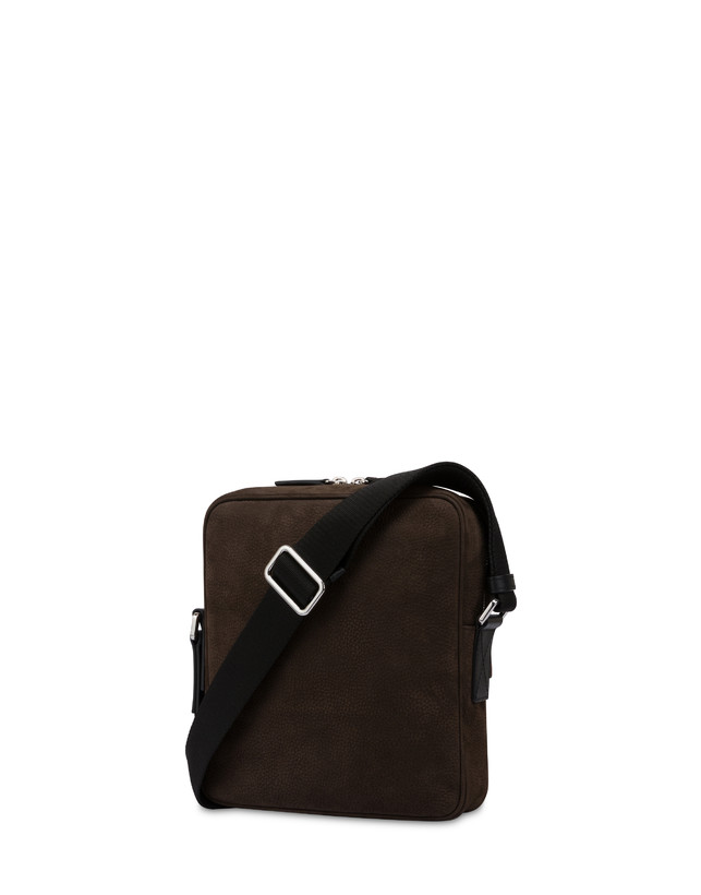 Borsa a tracolla in nabuk e vitello Photo 2