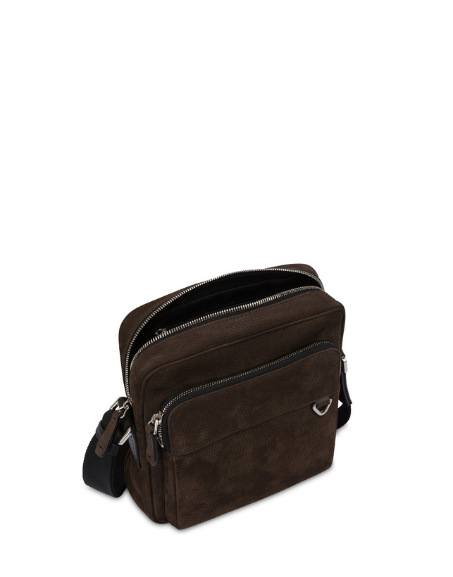 Borsa a tracolla in nabuk e vitello Photo 3