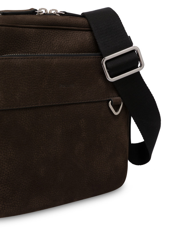 Borsa a tracolla in nabuk e vitello Photo 4