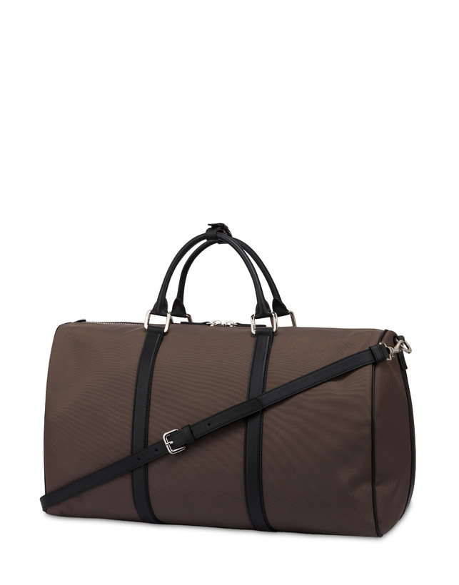 Travel bag in nylon and calfskin Photo 2