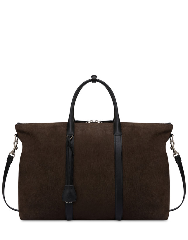 Reisetasche aus Nubuk- und Kalbsleder Photo 1