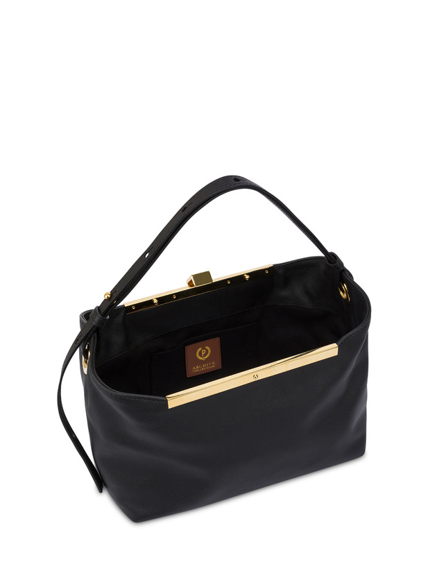 Handtasche Lilly aus gewalktem Kalbsleder Photo 3