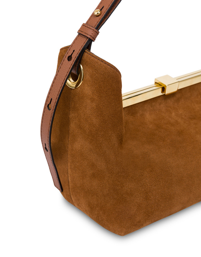 Lilly handbag in split leather and calfskin Photo 4