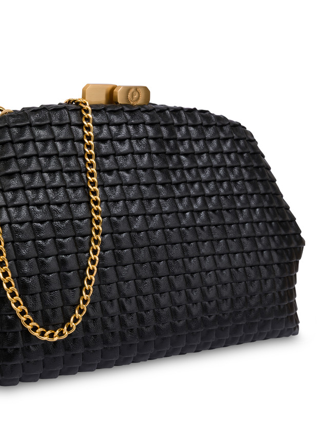 Cloud Clutch in Mini Grained Lux Pleated PU Photo 4