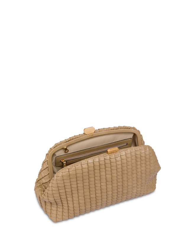 Pochette Cloud in mini grained lux plissè pu Photo 3