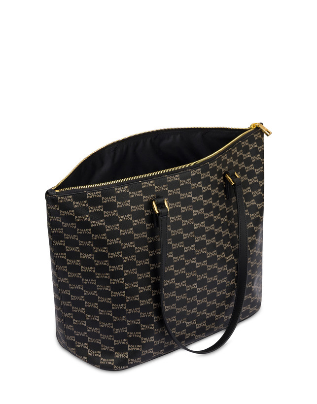 Borsa a spalla Iconic in saffiano pu stampato Photo 3