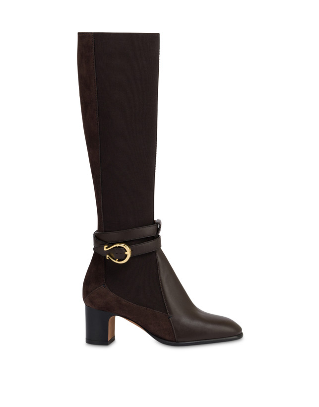 Stiefel Empire aus Kalbs- und Spaltleder Photo 1